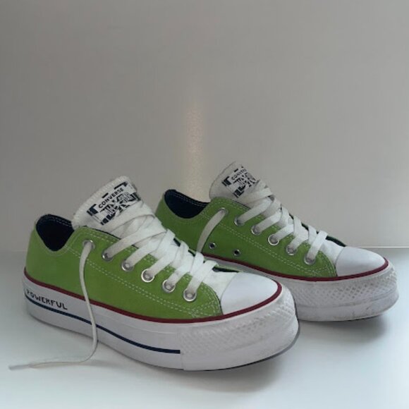 Converse Shoes - Converse Custom Chuck Taylor All Star By You Green Powerful Size 6.5